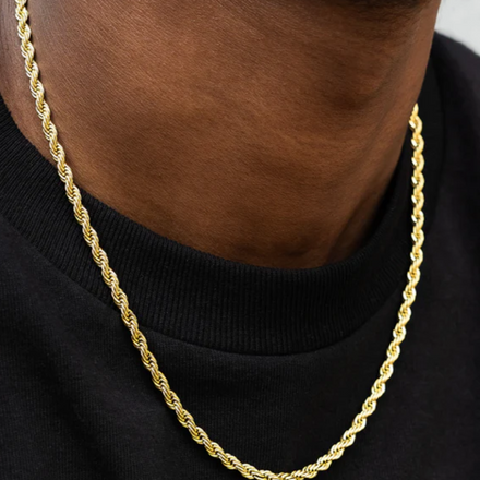 Admiring the Artistry of 14K Gold Rope Chains