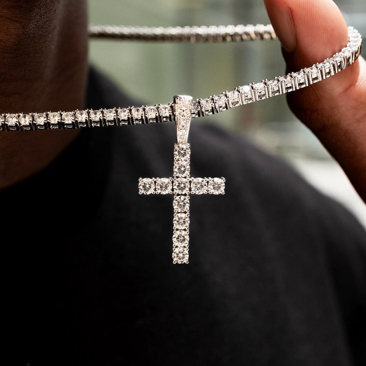 Custom Diamond Cross top Chain