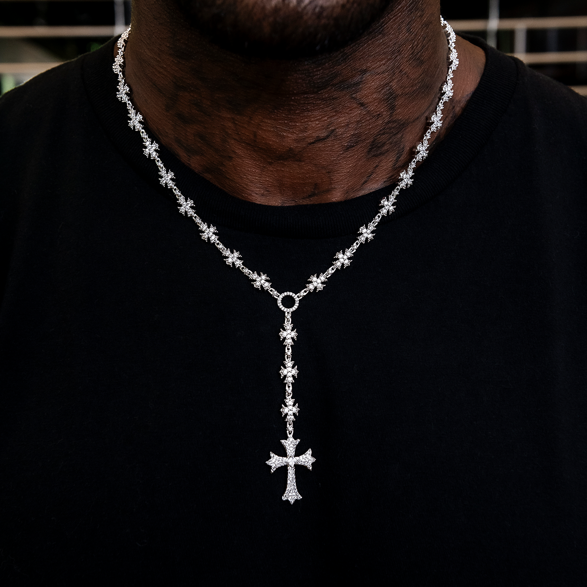 Flared Cross Rosary Chain – The GLD Shop