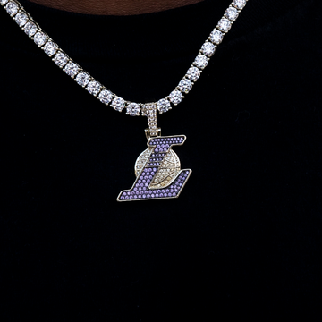 Los Angeles Lakers Official NBA City Logo Pendant