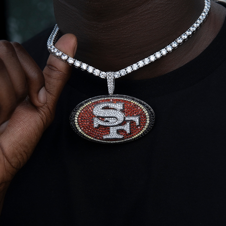 4 - Bling discount BIG chain San Francisco 49ers gold