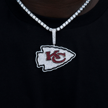 Kansas City Chiefs Official NFL Large Logo Pendant