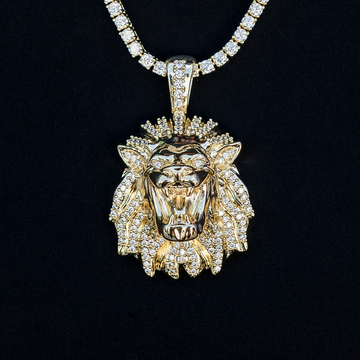 Iced Lion Pendant