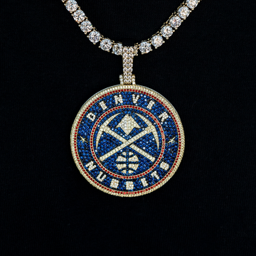 Denver Nuggets Official NBA Large Logo Pendant