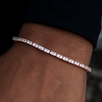 Diamond Tennis Bracelet in Rose Gold- 2mm