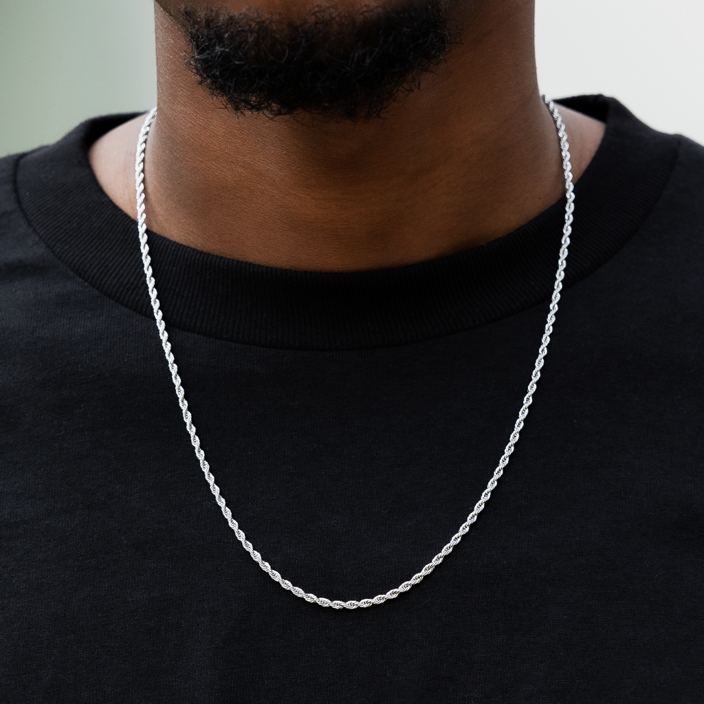 Gold Chain Rope Chain 20in store 2mm and Pendant Bundle Set