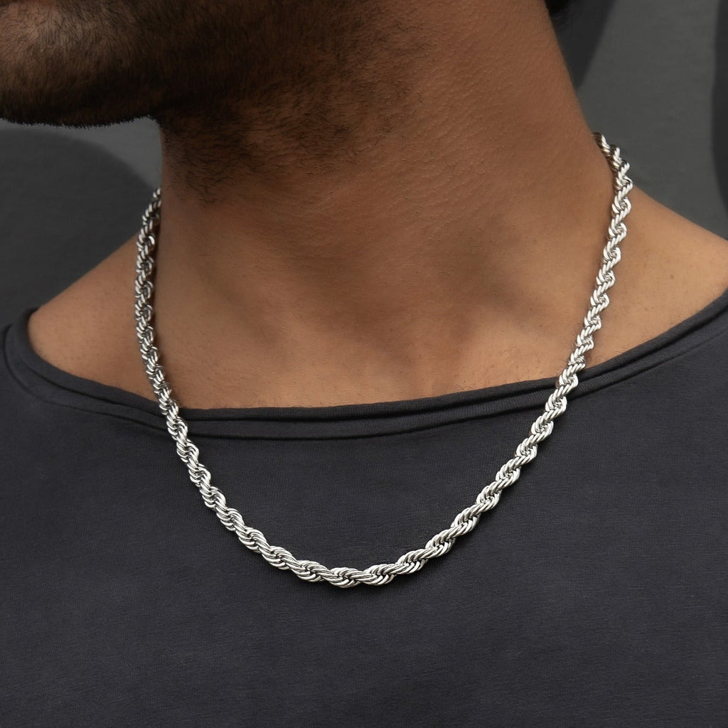 GLD top 18k Gold Rope Chain