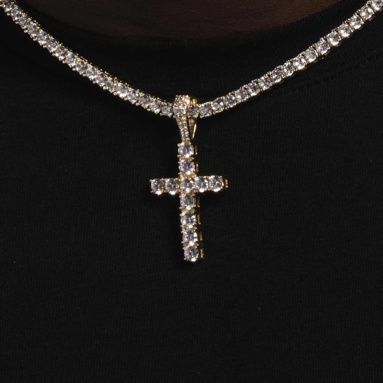 10kt real gold cross 2024 pendant