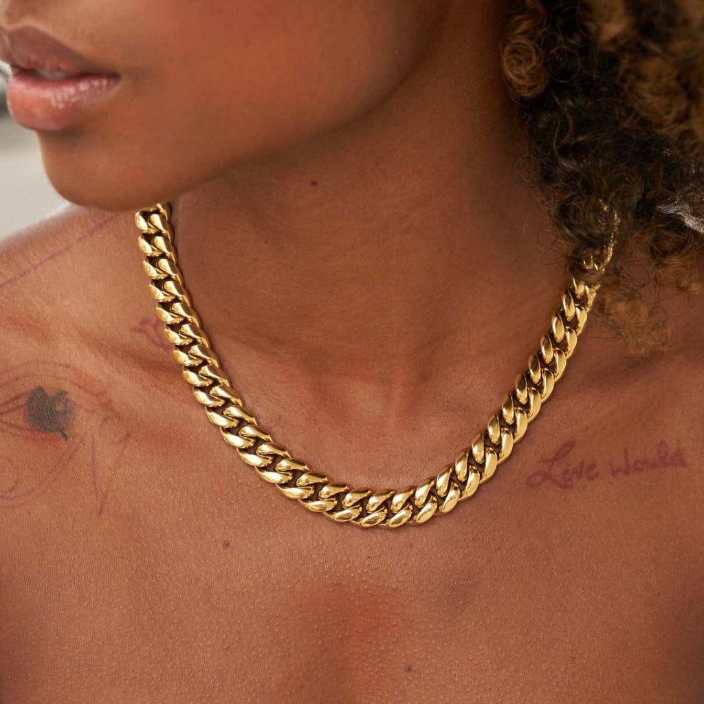 GLD hot signature Miami Cuban link