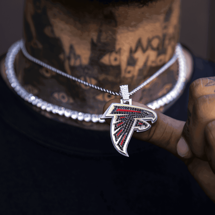 Women's Atlanta Falcons Three-Charm Necklace