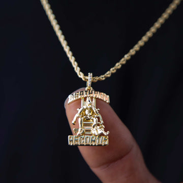 NWT Deathrow Records Necklace Golden Chain | Chain, Necklace, Necklace sizes